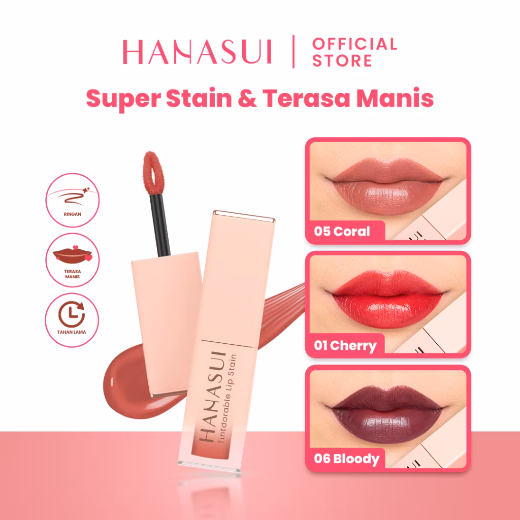 Hanasui Tintdorable Lip Stain – Lip Tint No 07 Copper