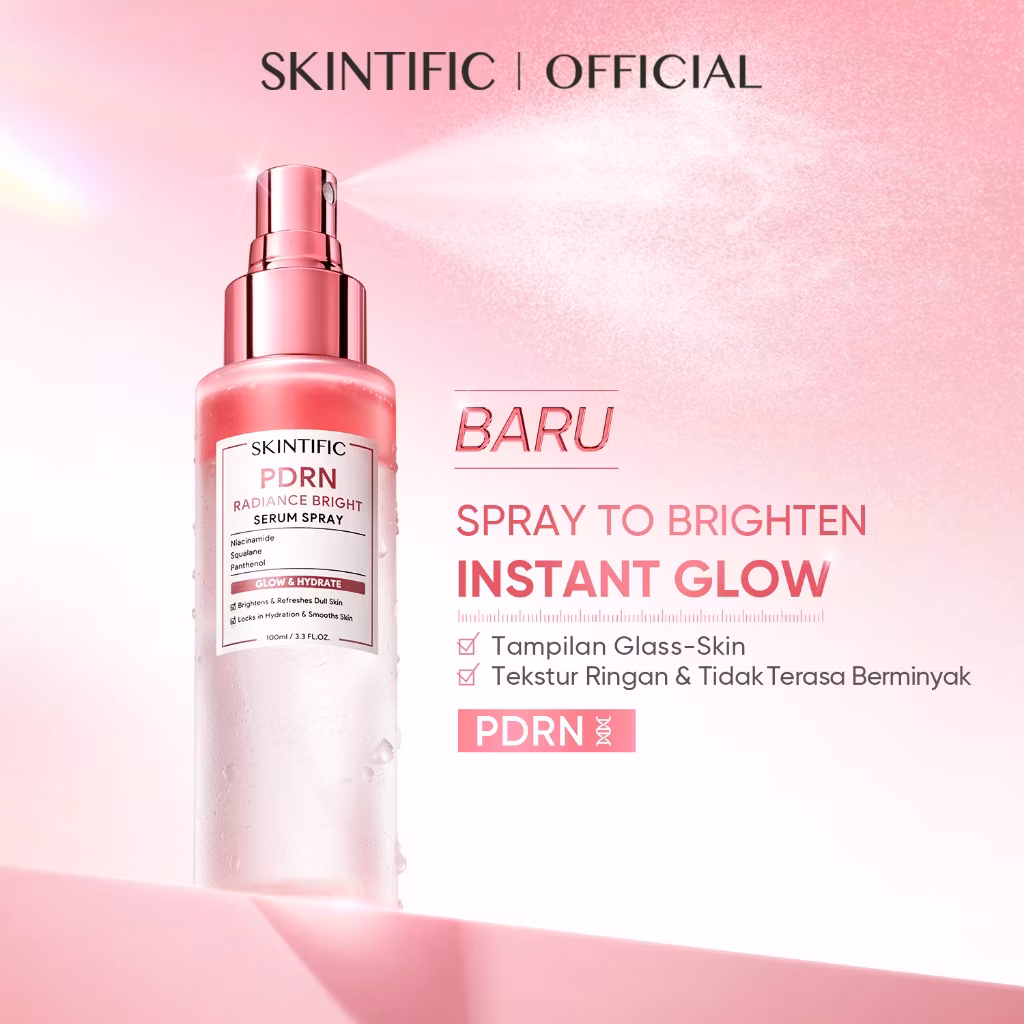 Skintific PDRN Radiance Bright Serum Spray 100ml