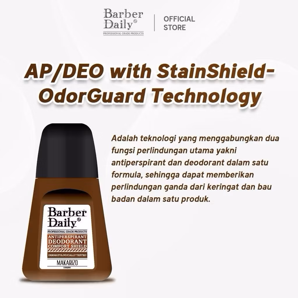 Makarizo Barber Daily Antiperspirant Deo Comfort Shield