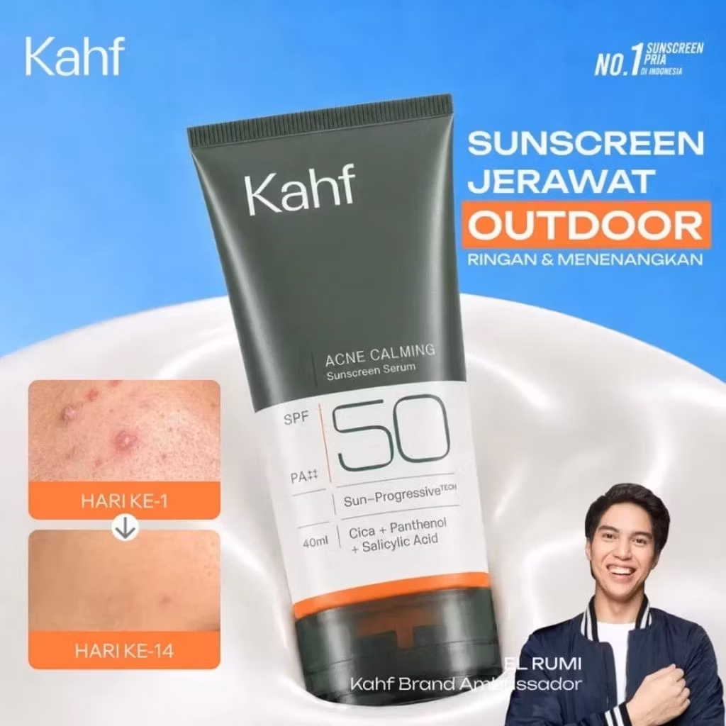 Kahf Acne Calming Sunscreen Serum SPF 50 40ml