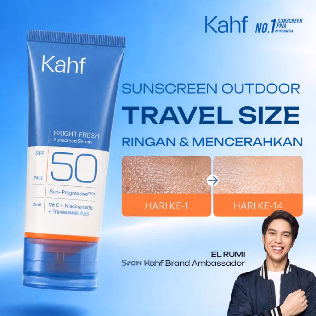 Kahf Bright Fresh Sunscreen Serum SPF 50 25ml