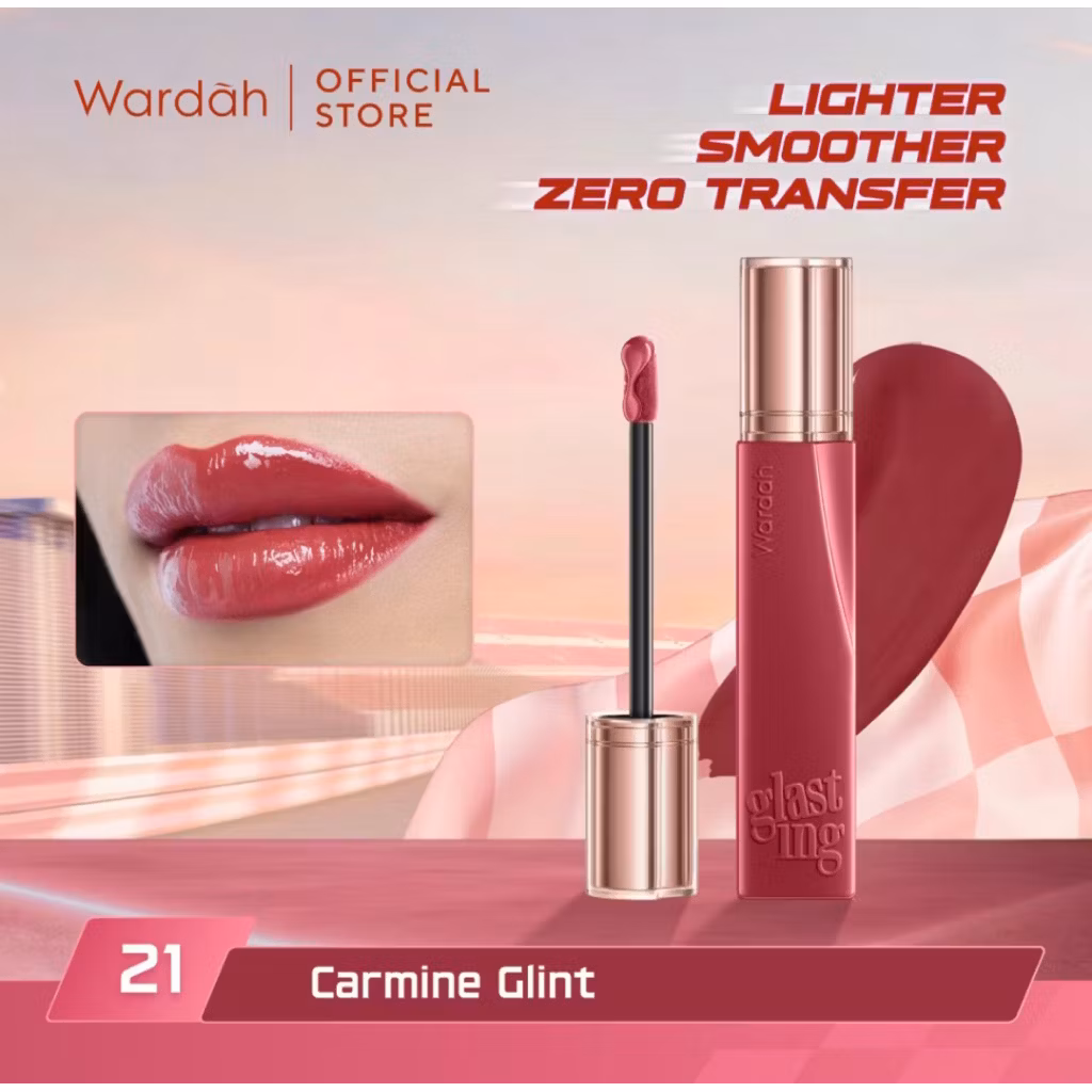Wardah Glasting Liquid Lip 21