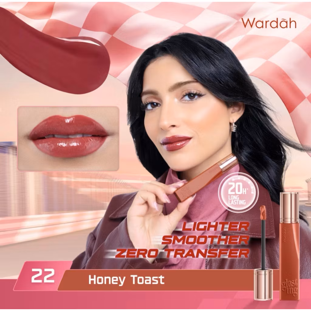 Wardah Glasting Liquid Lip 22