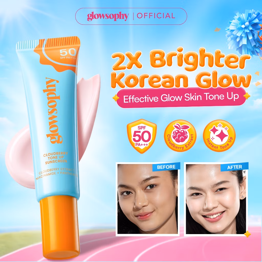 Glowsophy Cloudberry Tone Up Sunscreen SPF 50