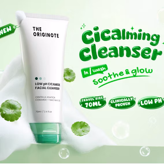 The Originote Low pH Cicamide Facial Cleanser 70ml