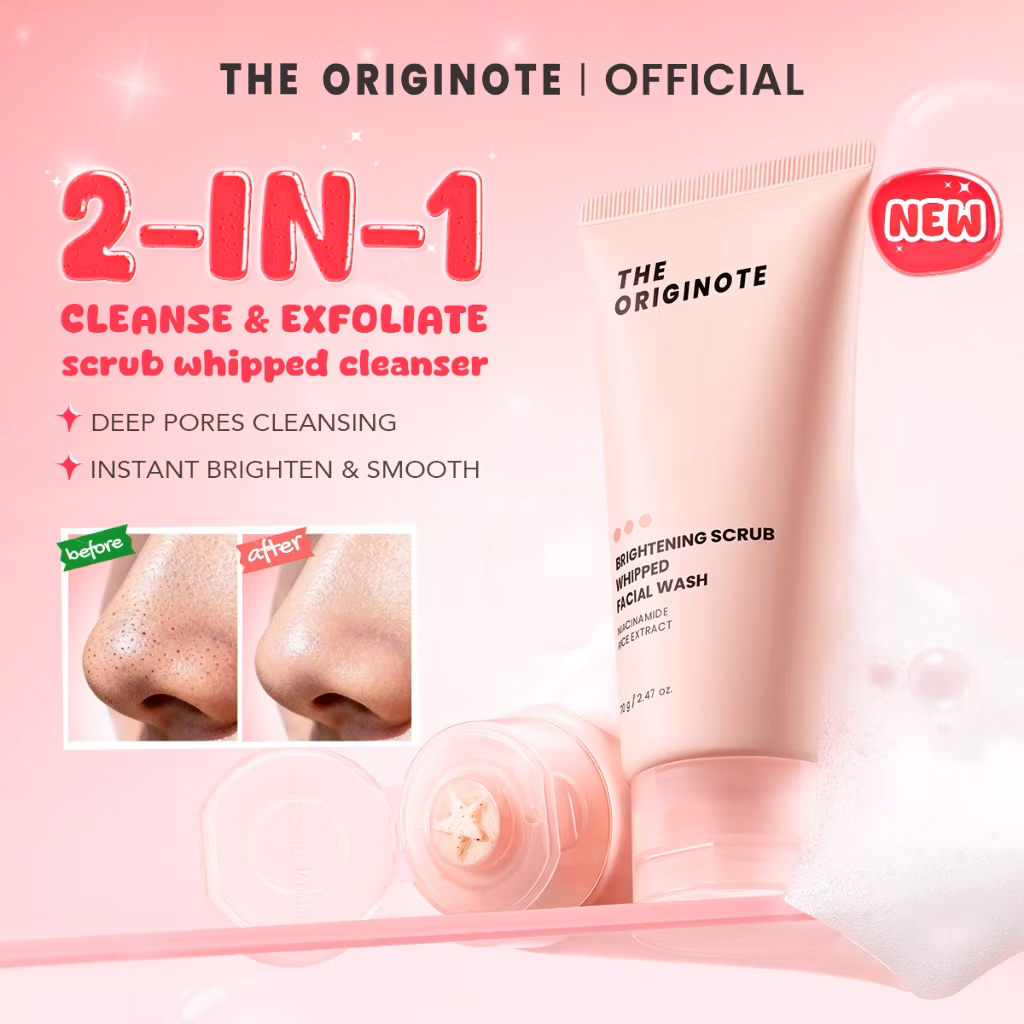 The Originote Brightening Scrub Whipped Facial Wash 70g