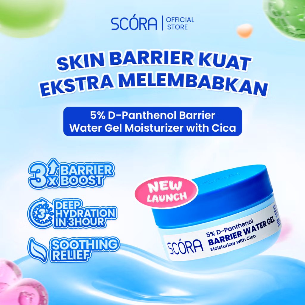 Scora 5% D-Panthenol Barrier Water Gel Moisturizer With Cica 45g